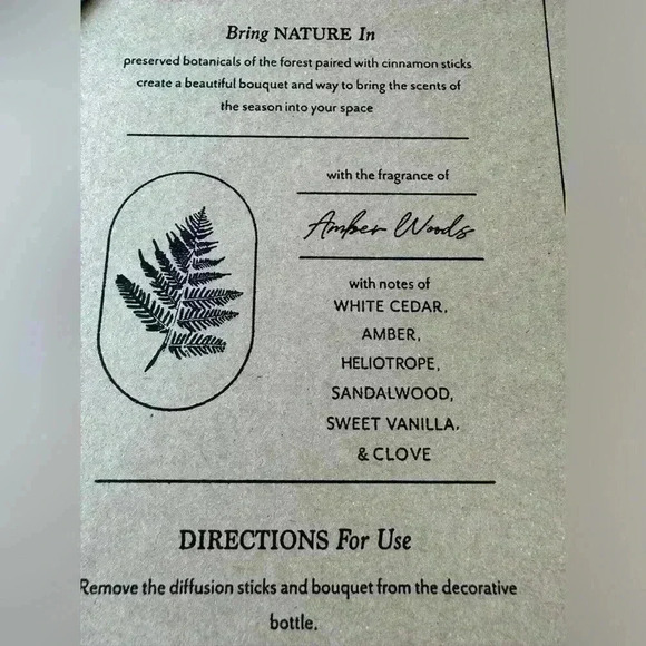 NEW Anthropologie Holiday Botanical Bouquet Diffuser 🌲 - Picture 5 of 5